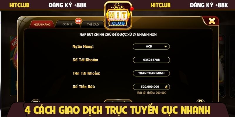 4 cách giao dịch trực tuyến cực nhanh