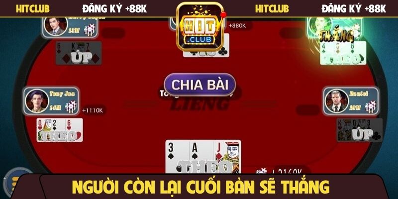 Người còn lại cuối bàn sẽ thắng