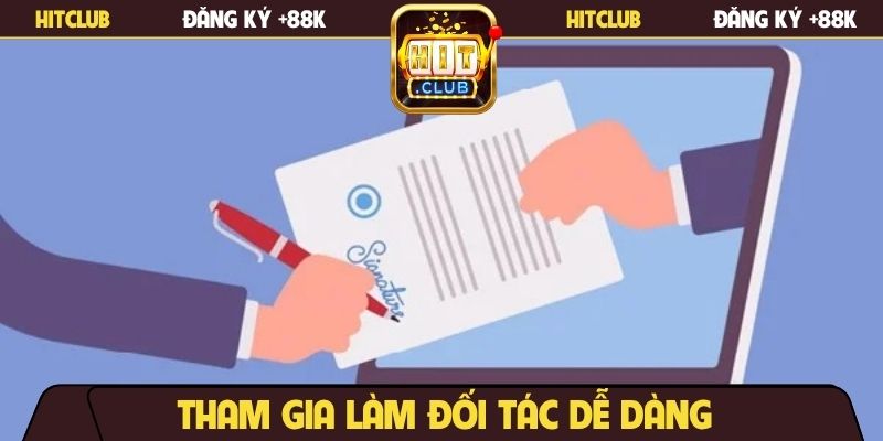 Tham gia làm đối tác dễ dàng