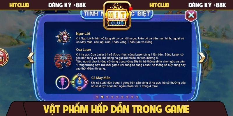Vật phẩm hấp dẫn trong game
